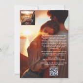 BEDANKKAART VOOR EEN BRUILOFT (Achterkant)