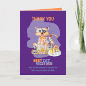 Bedankkaart voor KATTENREDDING MOEDER Foster Verzo Kaart (Voorkant)