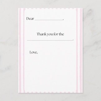 Bedankkaart voor kinderen briefkaart