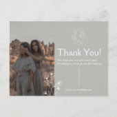 Bedankkaart voor kleding briefkaart (Voorkant)