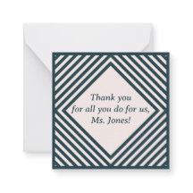 Bedankkaart voor leraar