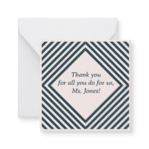 Bedankkaart voor leraar