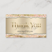 Bedankkaarten voor detailhandel Kleine onderneming Visitekaartje (Voorkant)