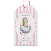 Bedankkaartje met een leuk draakje voor een babysh