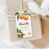 Bedankkaartje | Sinaasappel cadeaukaartje | Baby S Cadeaulabel