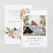 BedankkaartjeEen Magische Rozen Tuin Bedankkaart (Voorkant / Achterkant)