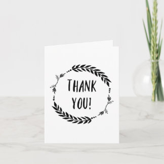 Bedankkaartjes voor klanten voor kleine bedrijven kaart