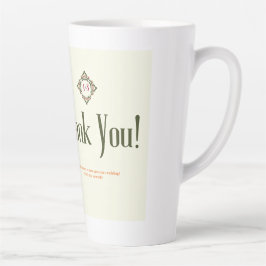 Bedankmugs – Elegante Persoonlijke Aandenken Latte Mok