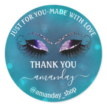Bedanknaam Boutique Eyelash Shop Navy Smoky Blue