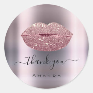 Bedanknaam Sweet16th Grey Roos Vrijgezellenfeest Ronde Sticker