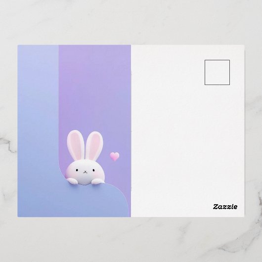 bedankpas folie feestdagen briefkaart (Achterkant)