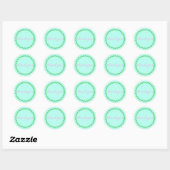 Bedanksticker Ronde Sticker (Vel)