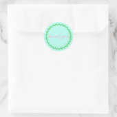 Bedanksticker Ronde Sticker (Tas)