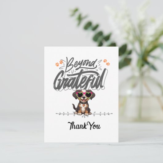 Bedankt (Staand voorkant)