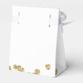 Bedankt 18e Verjaardag Gouden Glitter Confetti Wit Bedankdoosjes (Achterkant)