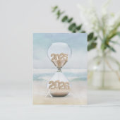 Bedankt 2026 Nieuwjaar Hourglass Feestdagenkaart (Staand voorkant)