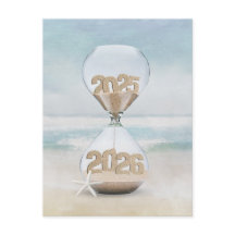 Bedankt 2026 Nieuwjaar Hourglass