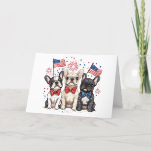 Bedankt 4 juli Franse Bulldogs