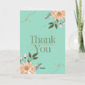 Bedankt 4 U-ondersteuning Folie Wenskaart (Achterkant)