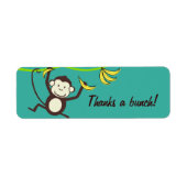 Bedankt a Bunch, apenlabels Etiket (Voorkant)