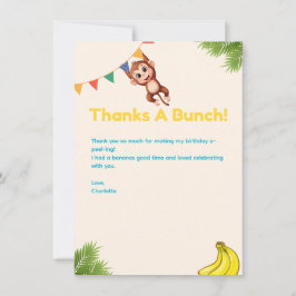 Bedankt a Bunch - Banaan en Aap Bedankt Card