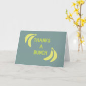 Bedankt a Bunch Bananas Bedankt Card Kaart (Gele Bloem)