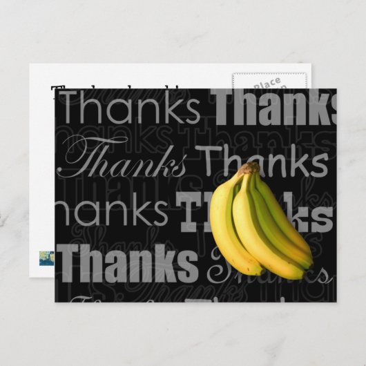 Bedankt a Bunch--Dank U Briefkaart (Voorkant / Achterkant)