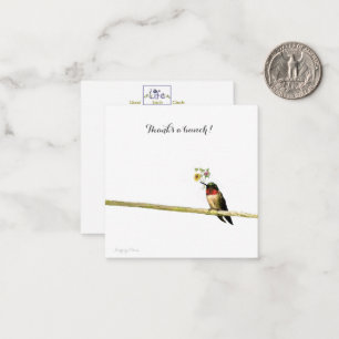 Bedankt A Bunch: Korte noot - Dank je Notitiekaartje