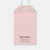 'Bedankt a Hole Bunch' schattige waterverf Cadeaulabel (Achterkant)