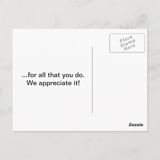 Bedankt A Latte Art Hearts Briefkaart (Achterkant)