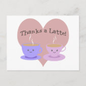 Bedankt A Latte Briefkaart (Voorkant)