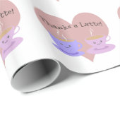 Bedankt a Latte Cadeaupapier (Rol Hoek)