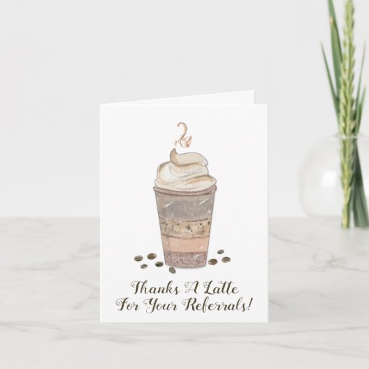 Bedankt a Latte Coffee Reference (Voorkant)