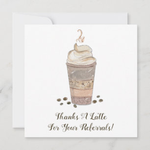 Bedankt a Latte Coffee Reference