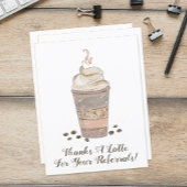 Bedankt a Latte Coffee Reference