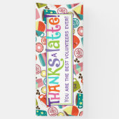 Bedankt A Latte Coffee-waardering Spandoek (Verticaal)