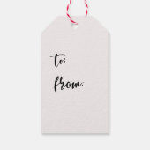 Bedankt a Latte Dank u Label Cadeaulabel (Achterkant)