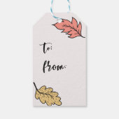 Bedankt a latte Dank u Label Cadeaulabel (Achterkant)