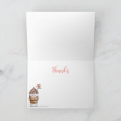 Bedankt a Latte Fun Kawaii Coffee Cup Waardering (Binnen)