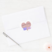 Bedankt A Latte Hart Sticker (Envelop)