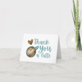 Bedankt A' Latte Kaart (Voorkant)