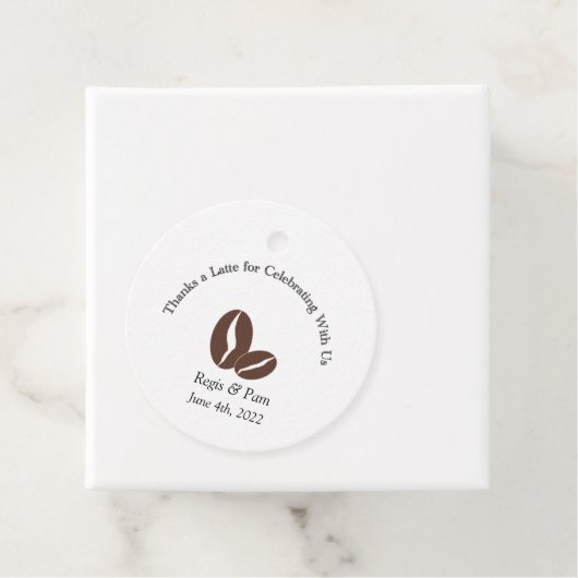 Bedankt a Latte Label (In situ)