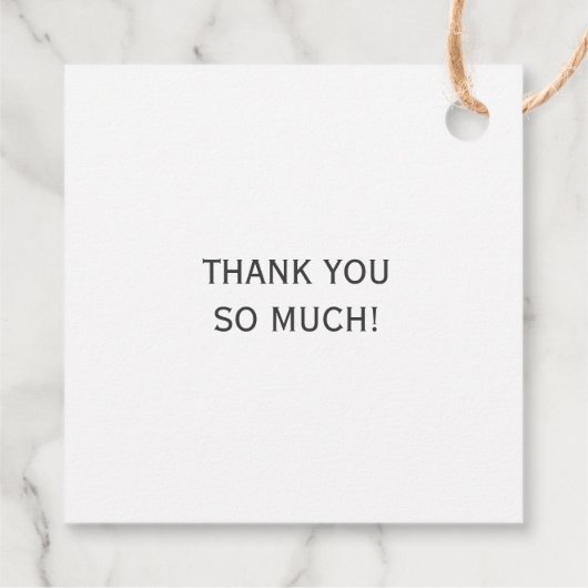 Bedankt a Latte Labels, Koffiegeschenk Label, Kraf Bedankjes Labels (Achterkant)