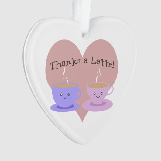 Bedankt a Latte Ornament (voorkant)