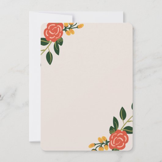 Bedankt a Latte Stationery Notitiekaartje (Achterkant)