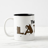 Bedankt A Latte Tweekleurige Koffiemok (Links)