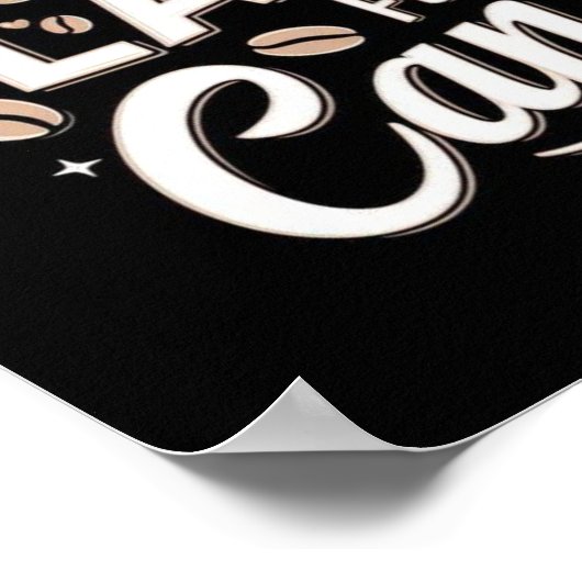 Bedankt a latte voor alles wat ik kan doen! poster (Hoek)