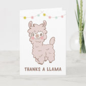 Bedankt A Llama Funny (Voorkant)