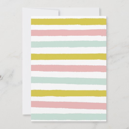 Bedankt A Llama Genderneutraal Baby shower (Achterkant)