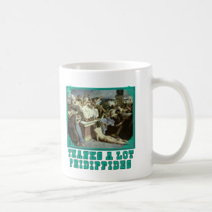 Bedankt A Lot Phidippides Funny Marathon T - shirt Koffiemok